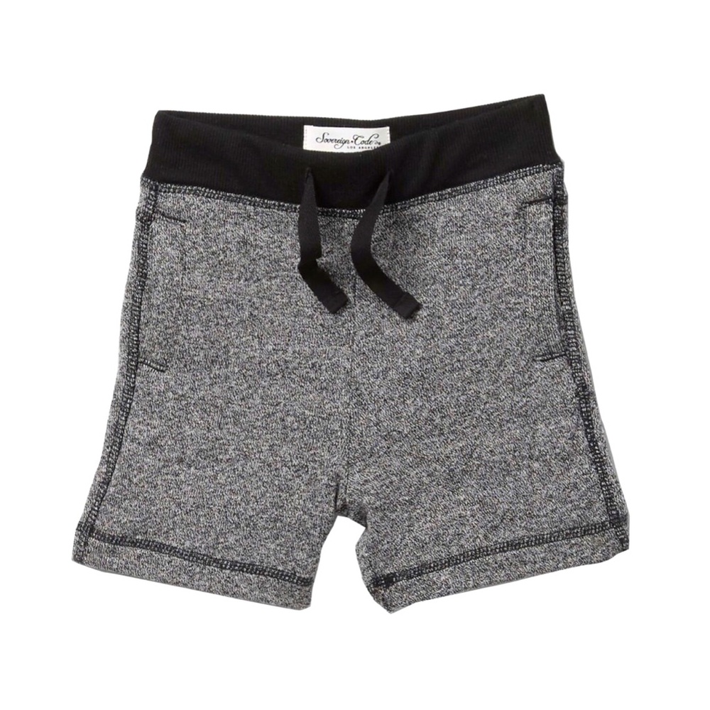 Sovereign Code Gray & Black Milen Pull On Fabric Shorts Boys Size 4 NWT